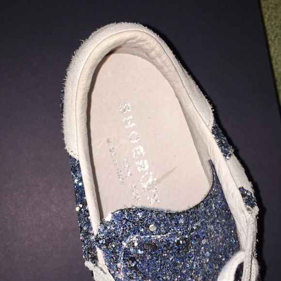 Shoebox blue glittery sneakers with stars⭐️⭐️ - Picture 2 of 6